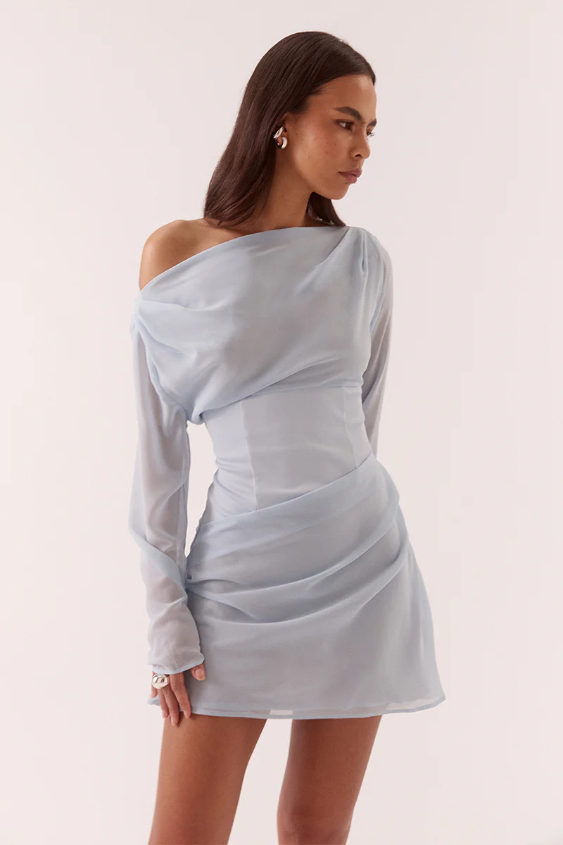 ADA LONG SLEEVE MINI - WHISPER BLUE - Image 2
