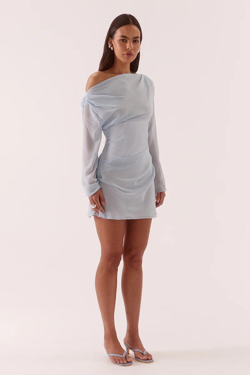 ADA LONG SLEEVE MINI - WHISPER BLUE - Image 3