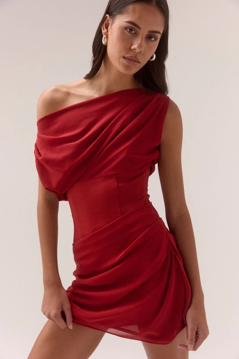 ADA MINI DRESS - SPICED APPLE - Image 2