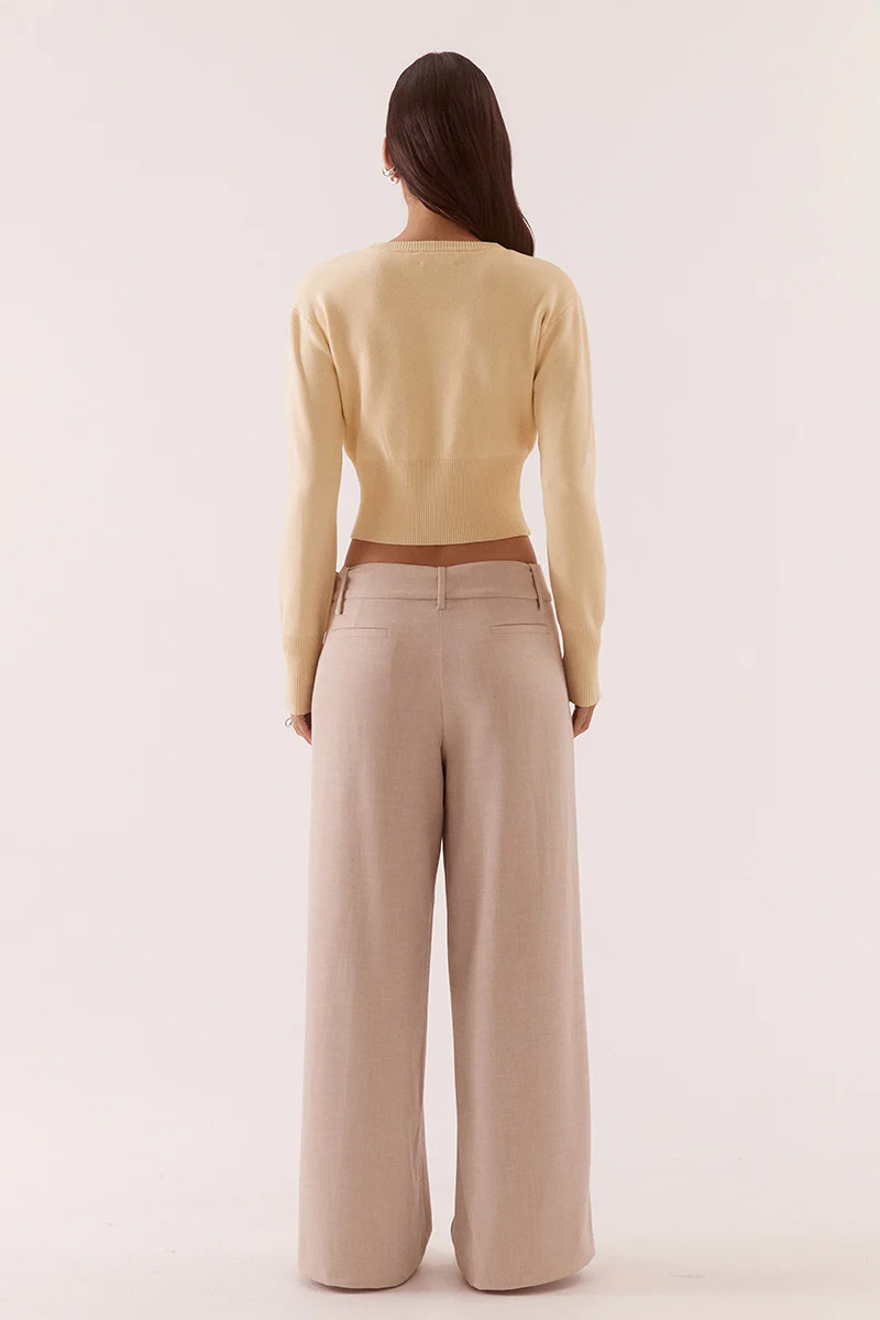 ALANI CARDIGAN - CUSTARD - Image 5