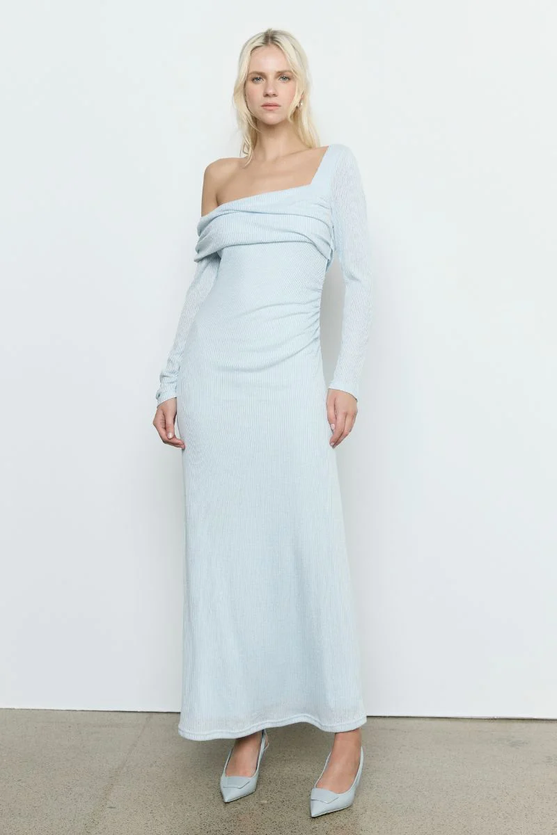 ALIGN ONE SHOULDER DRESS - GLACIER