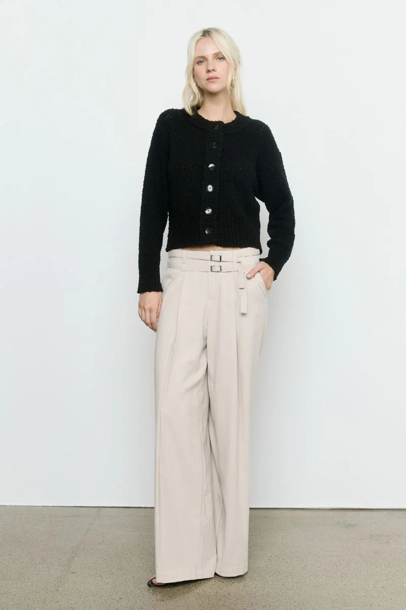 ALLURE CARDIGAN - BLACK