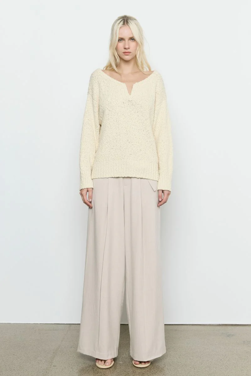 ALLURE SWEATER - SOFT YELLOW