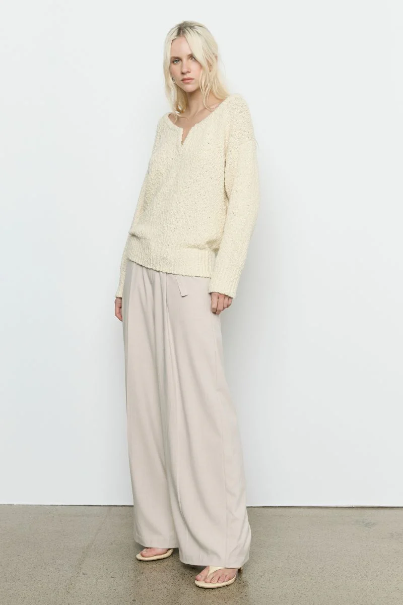 ALLURE SWEATER - SOFT YELLOW - Image 3