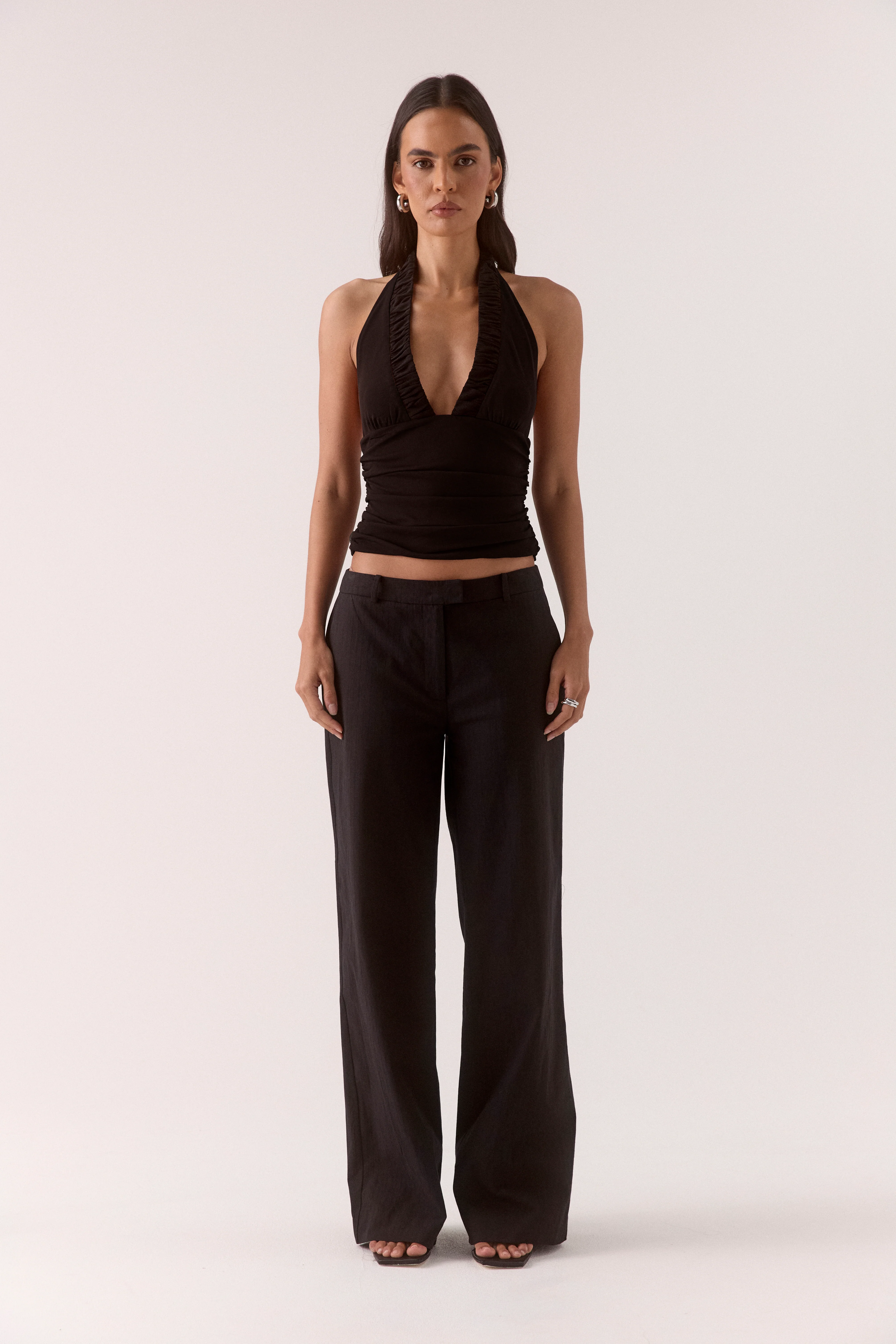 ALORA TOP - BLACK