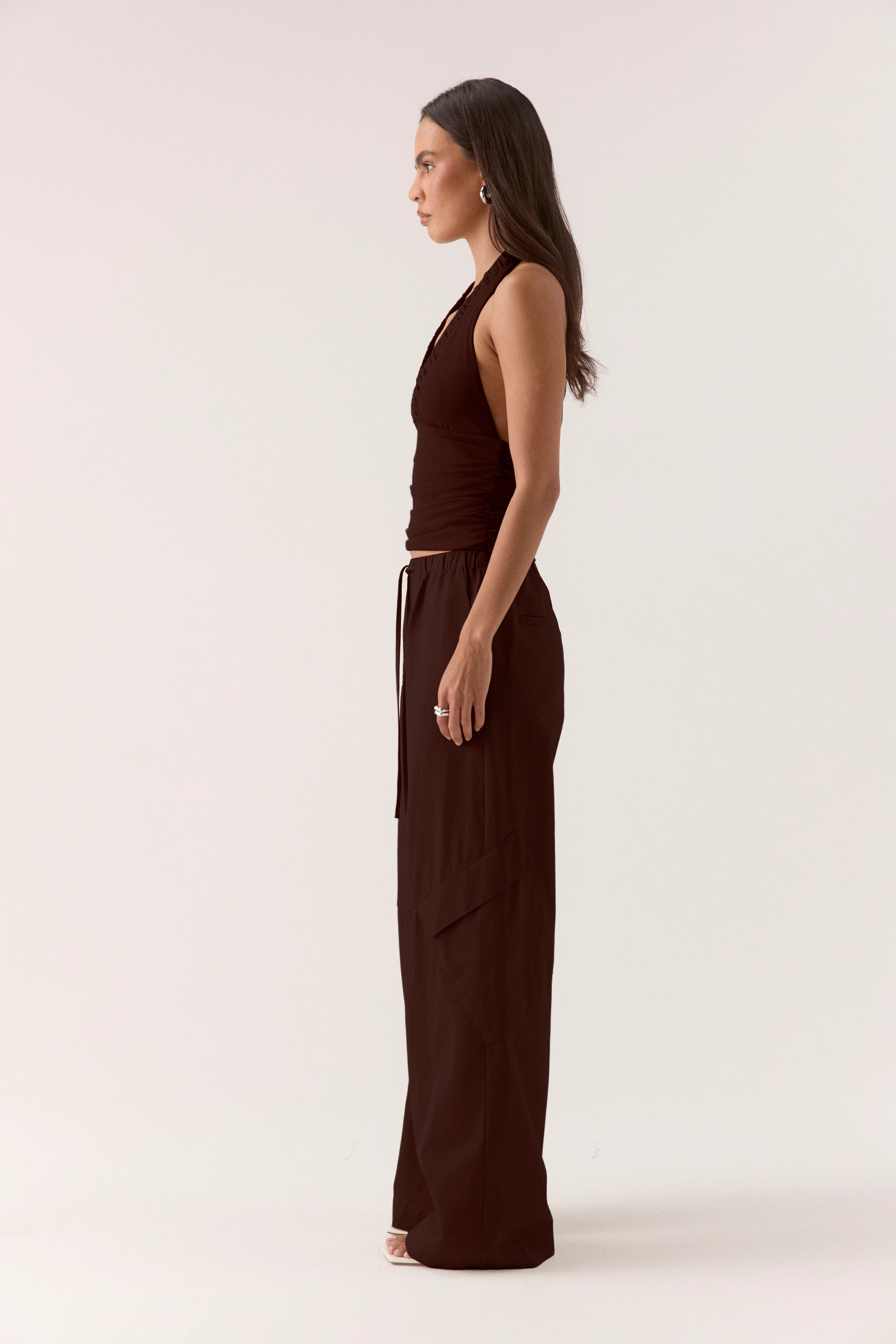 ALORA TOP - CHOCOLATE - Image 3