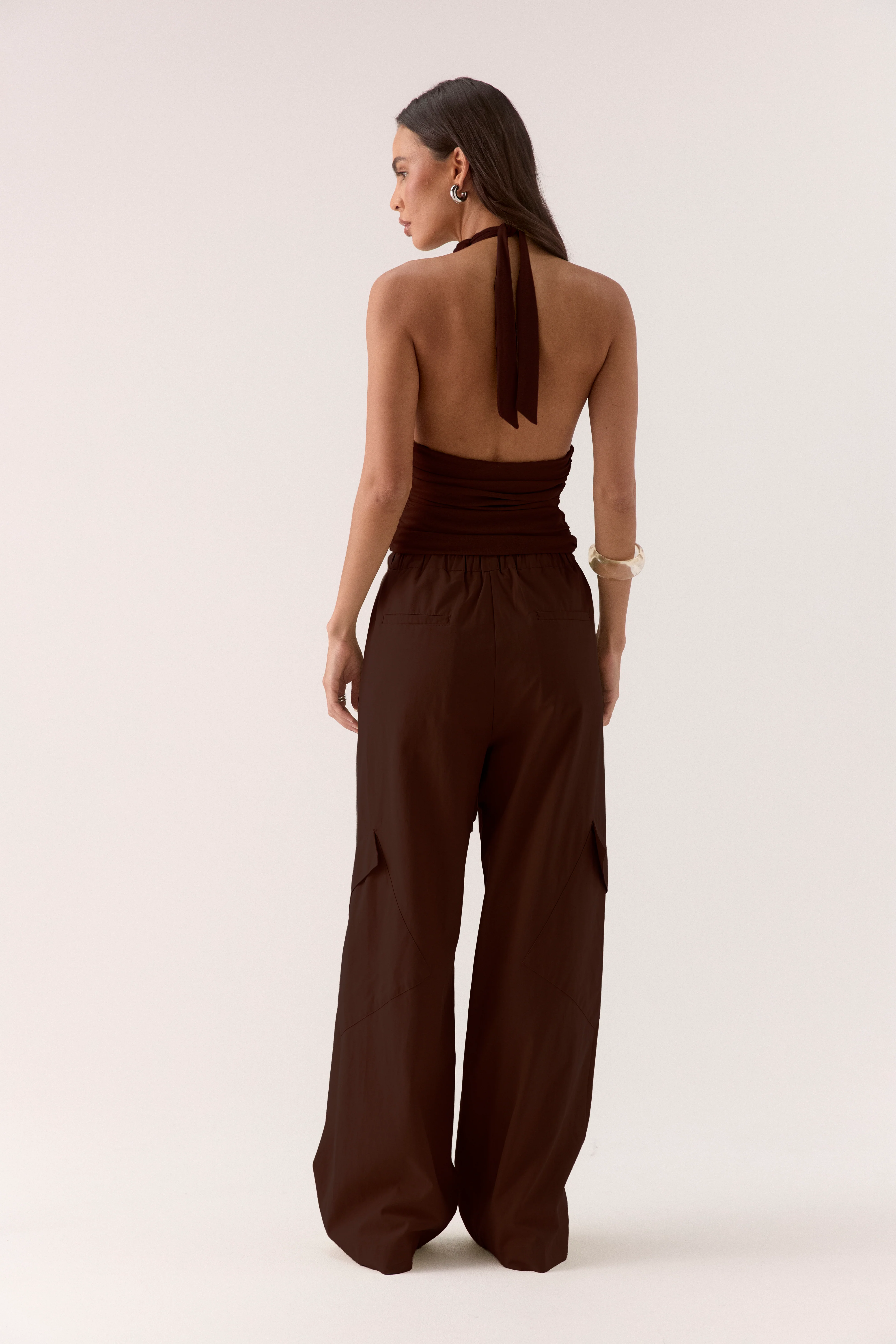 ALORA TOP - CHOCOLATE - Image 4