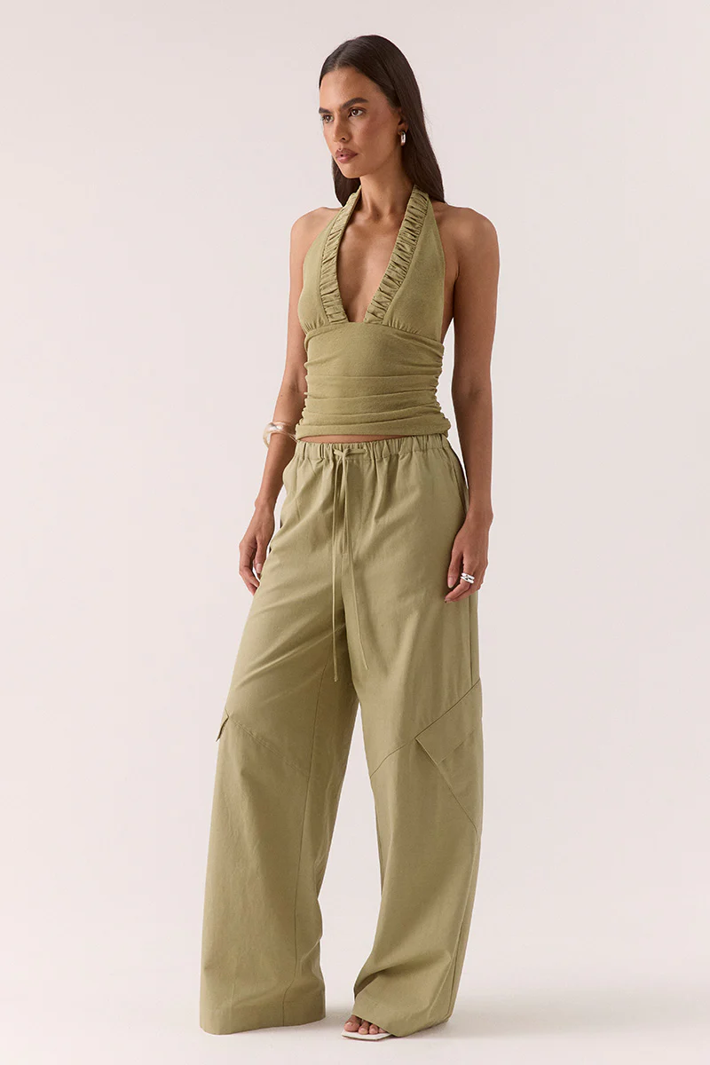 ALORA TOP - SOFT OLIVE - Image 2