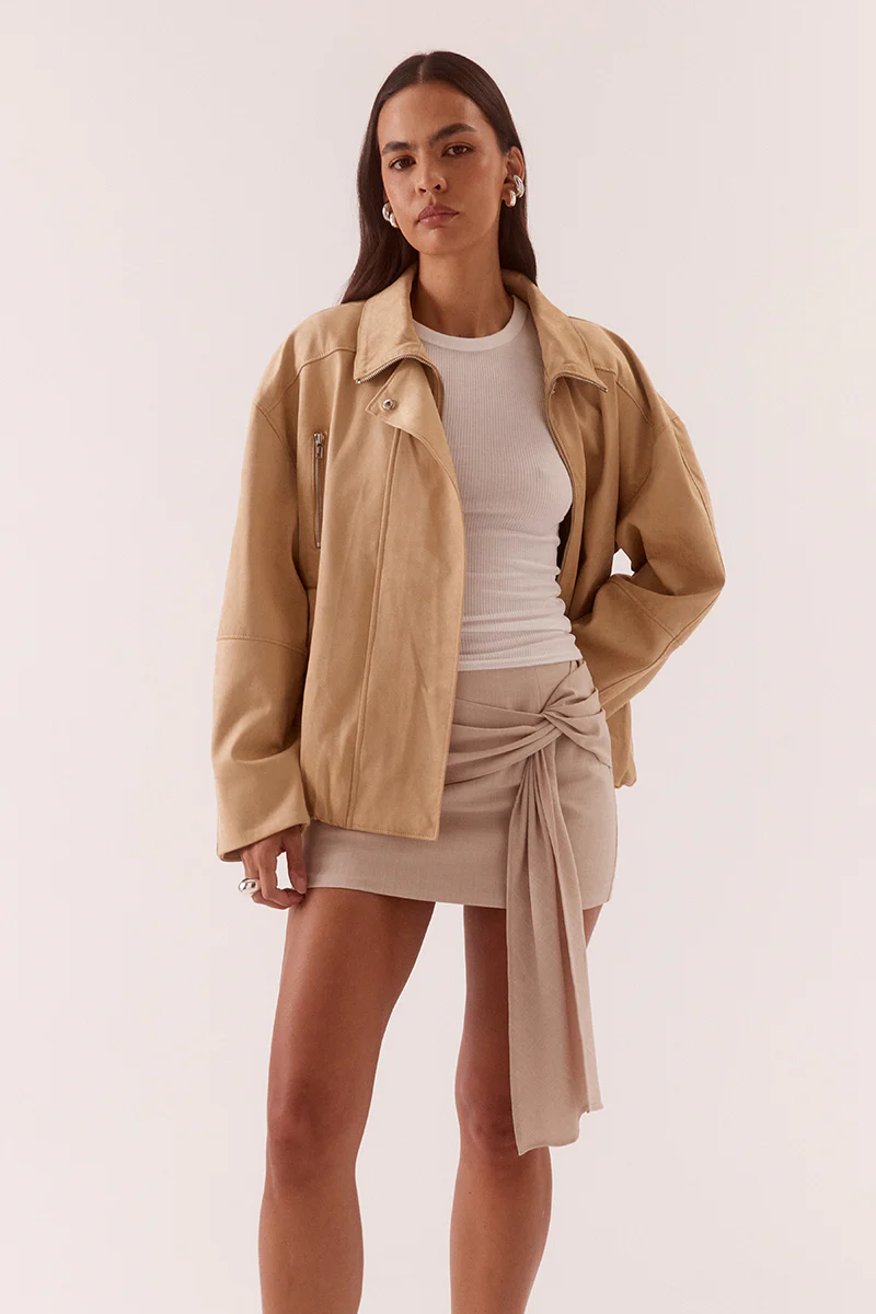 ALULA BOMBER JACKET - HONEY - Image 3