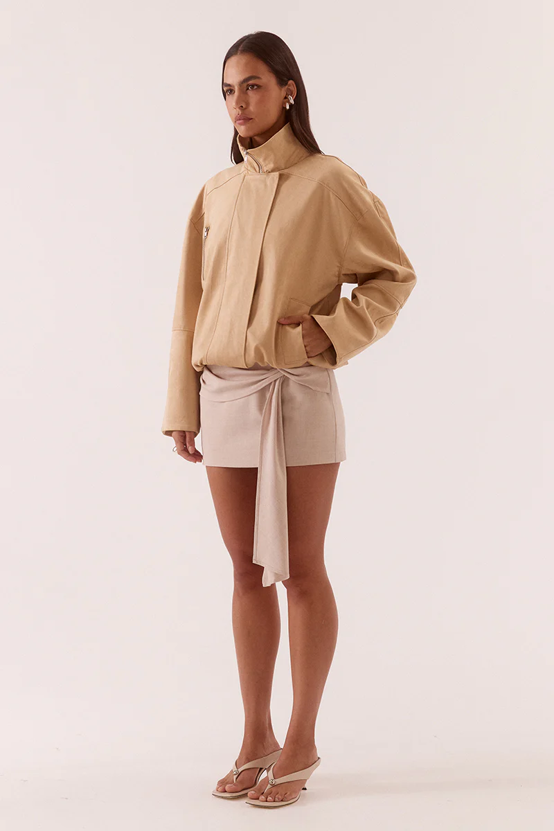ALULA BOMBER JACKET - HONEY - Image 4