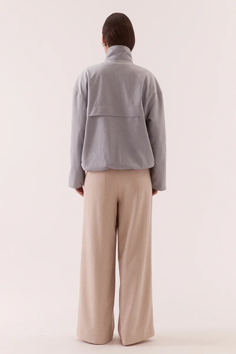 ALULA BOMBER JACKET - WHISPER BLUE - Image 4