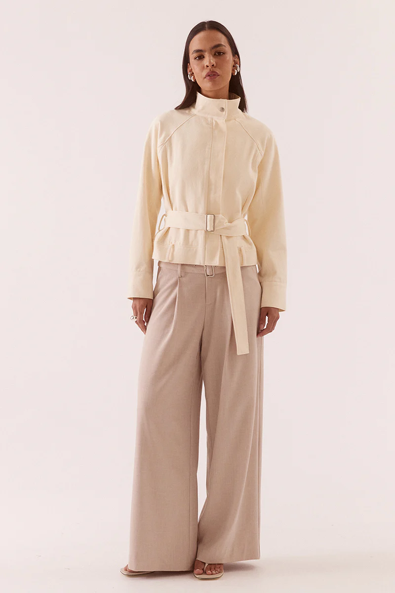 ASHA JACKET - PANNACOTTA