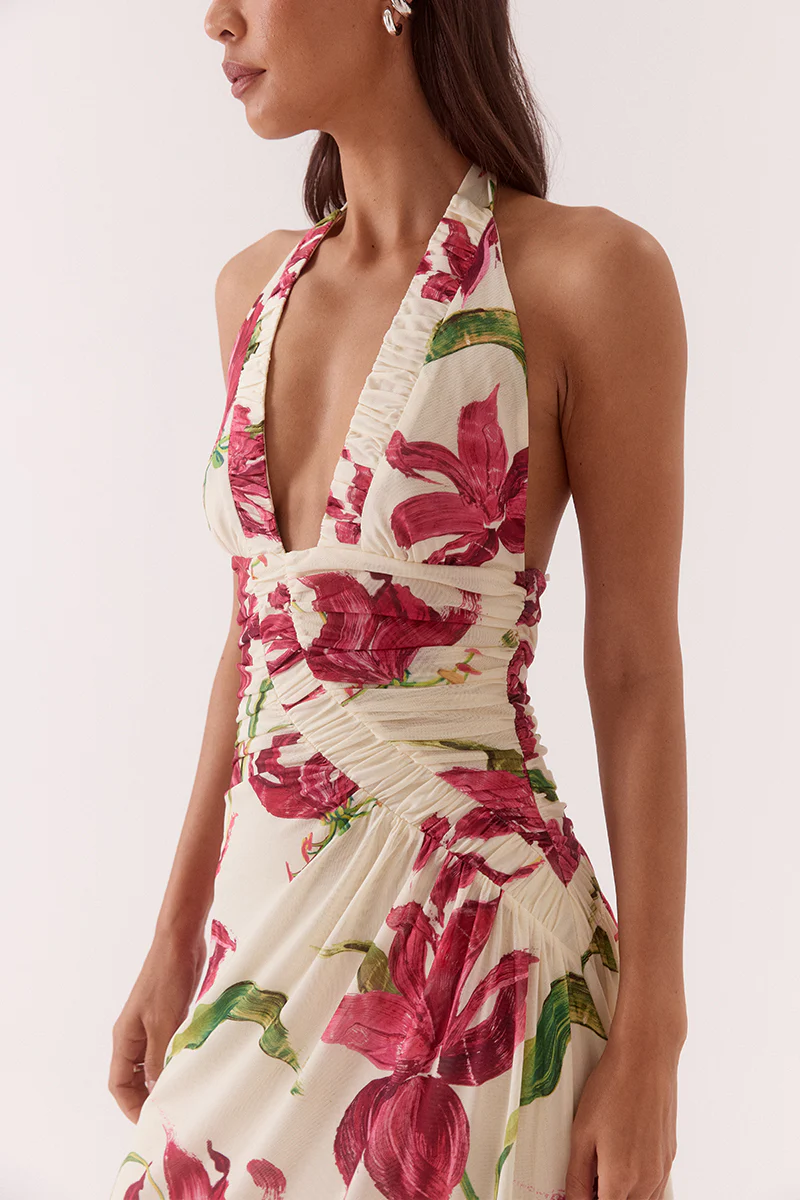 AZALEA MAXI DRESS - CREAM - Image 2