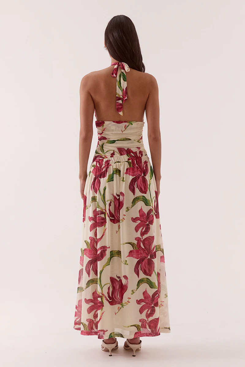 AZALEA MAXI DRESS - CREAM - Image 4