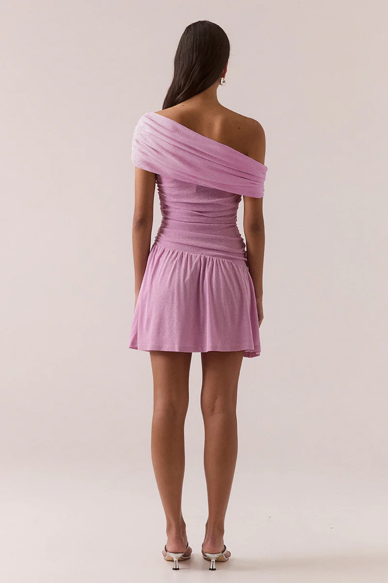 CALISTA MINI DRESS - ORCHID - Image 4