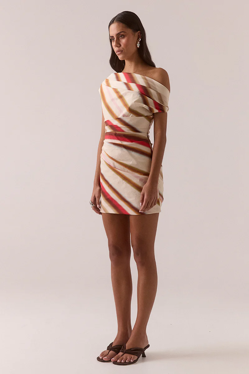 CYRUS MINI DRESS - LATTE - Image 3