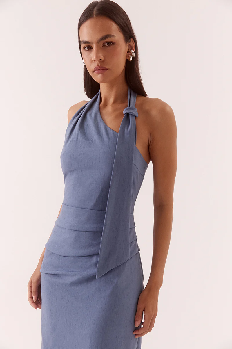 DEENA DRESS - STERLING BLUE - Image 2