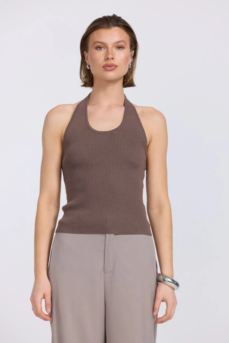 DUALITY KNIT CARDI SET - TRUFFLE - Image 3