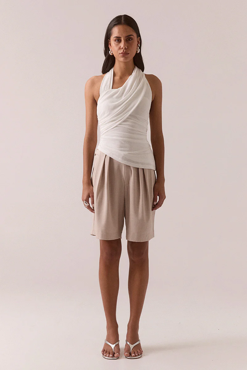 ELVY TOP - CHALK