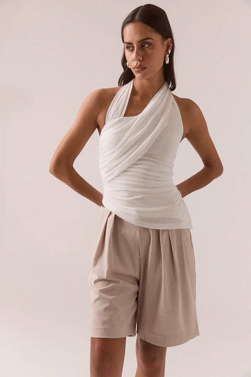 ELVY TOP - CHALK - Image 2