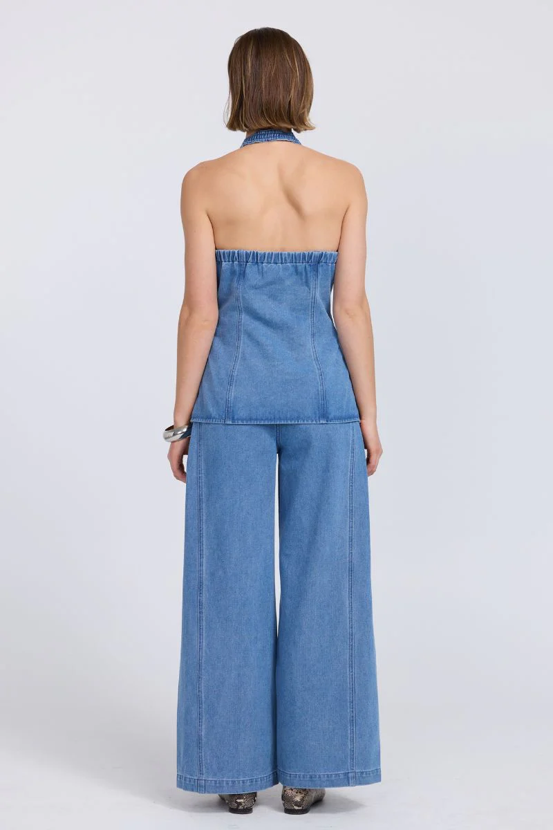 EVERLEIGH DENIM TUNIC - INDIGO - Image 4