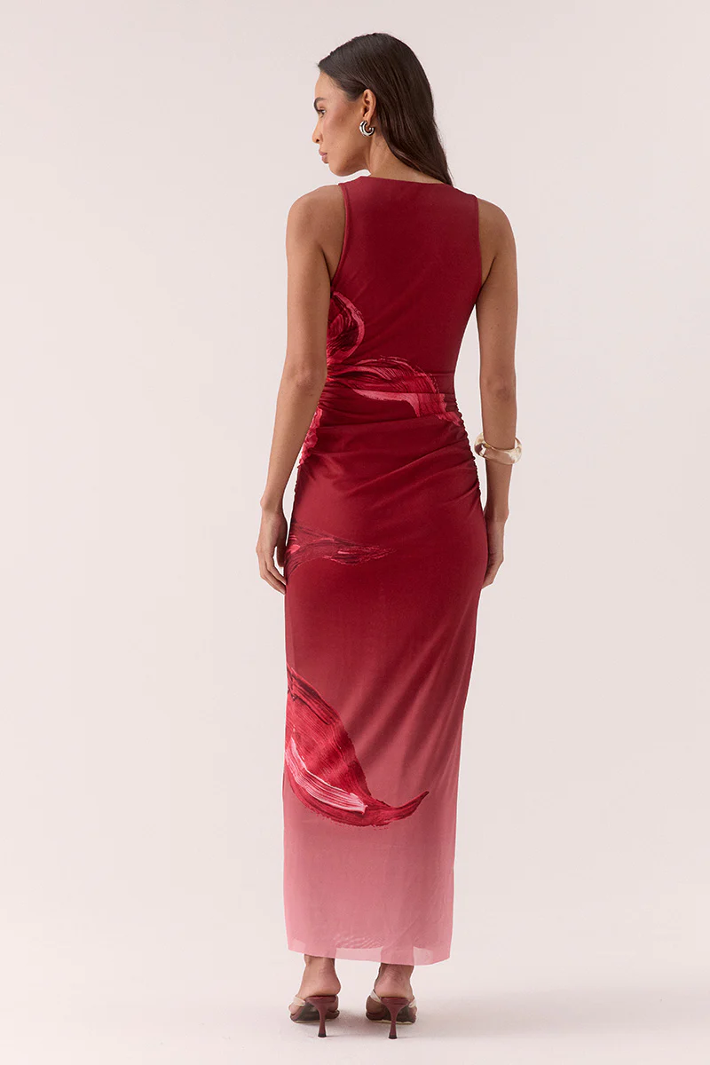FLORENCE DRESS - RASPBERRY - Image 4