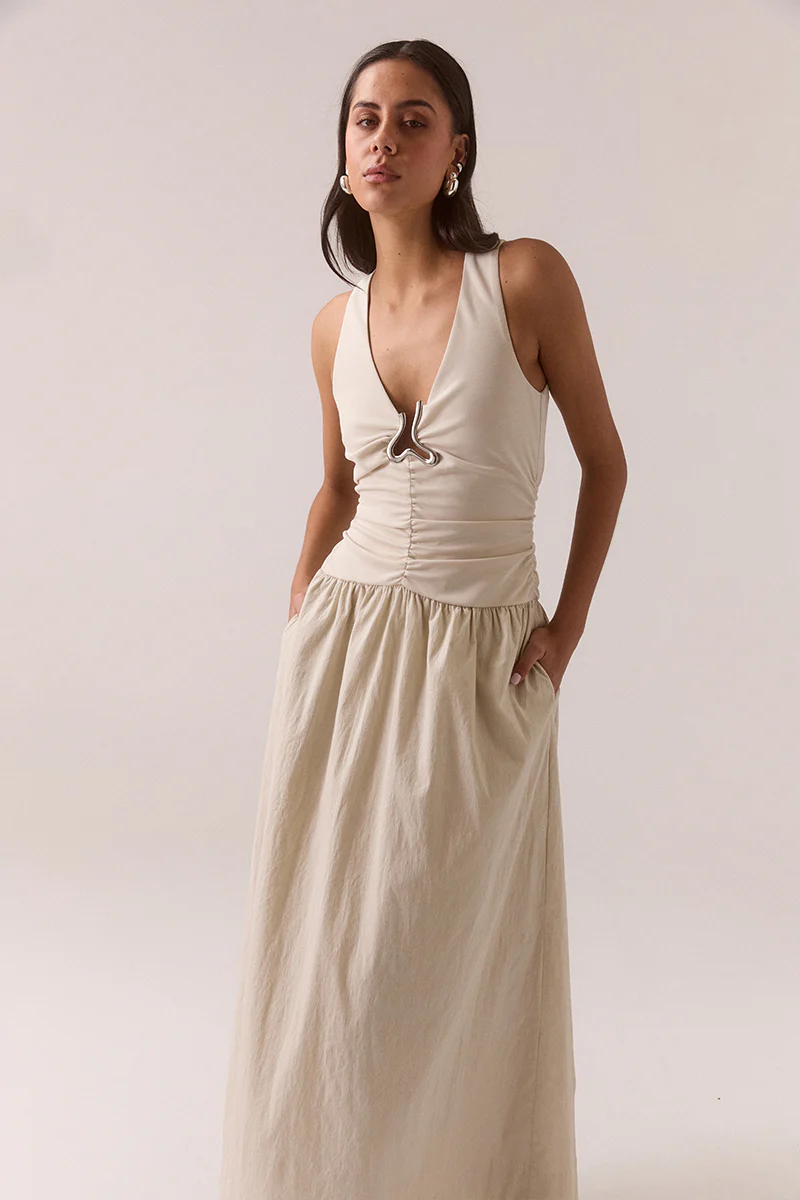 HARI DRESS - CREME - Image 2