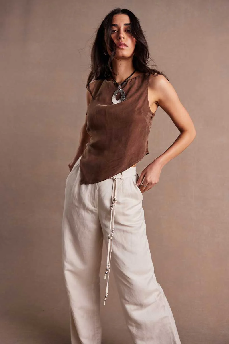HEIRLOOM TOP - CHOCOLATE - Image 3