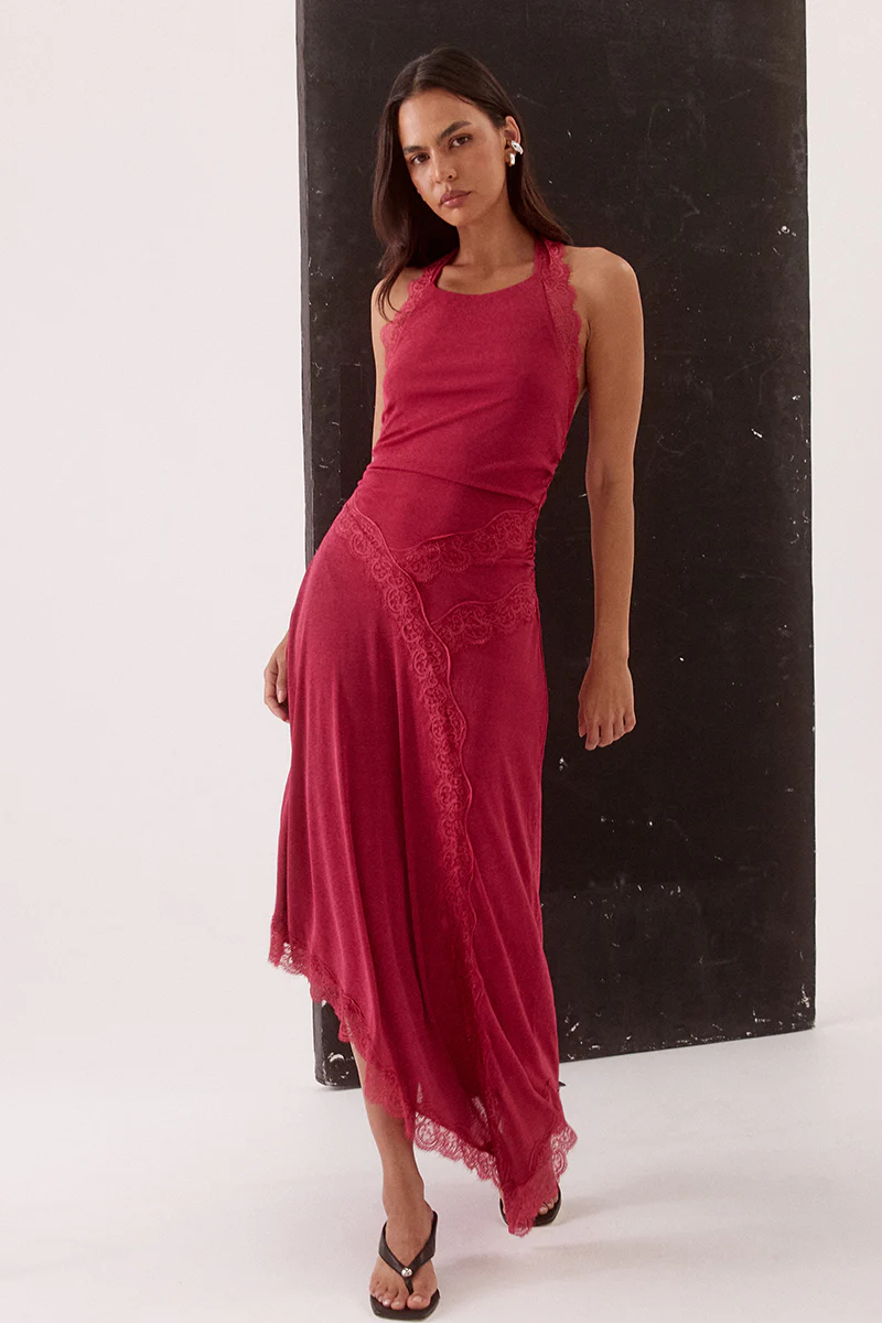 LONI DRESS - BERRY - Image 2