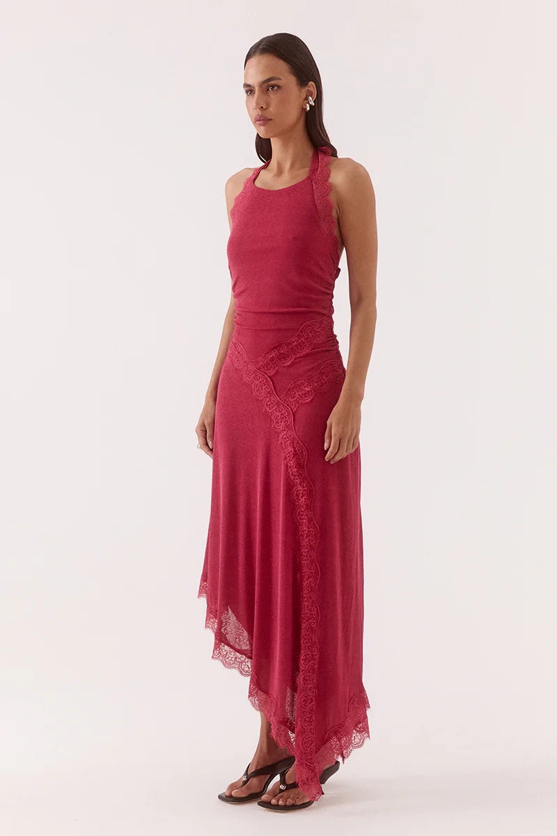 LONI DRESS - BERRY - Image 3