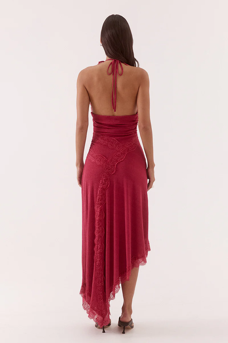LONI DRESS - BERRY - Image 4