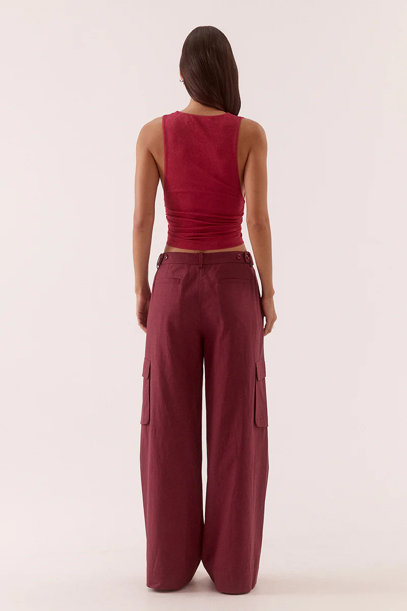 LONI TOP - BERRY - Image 4