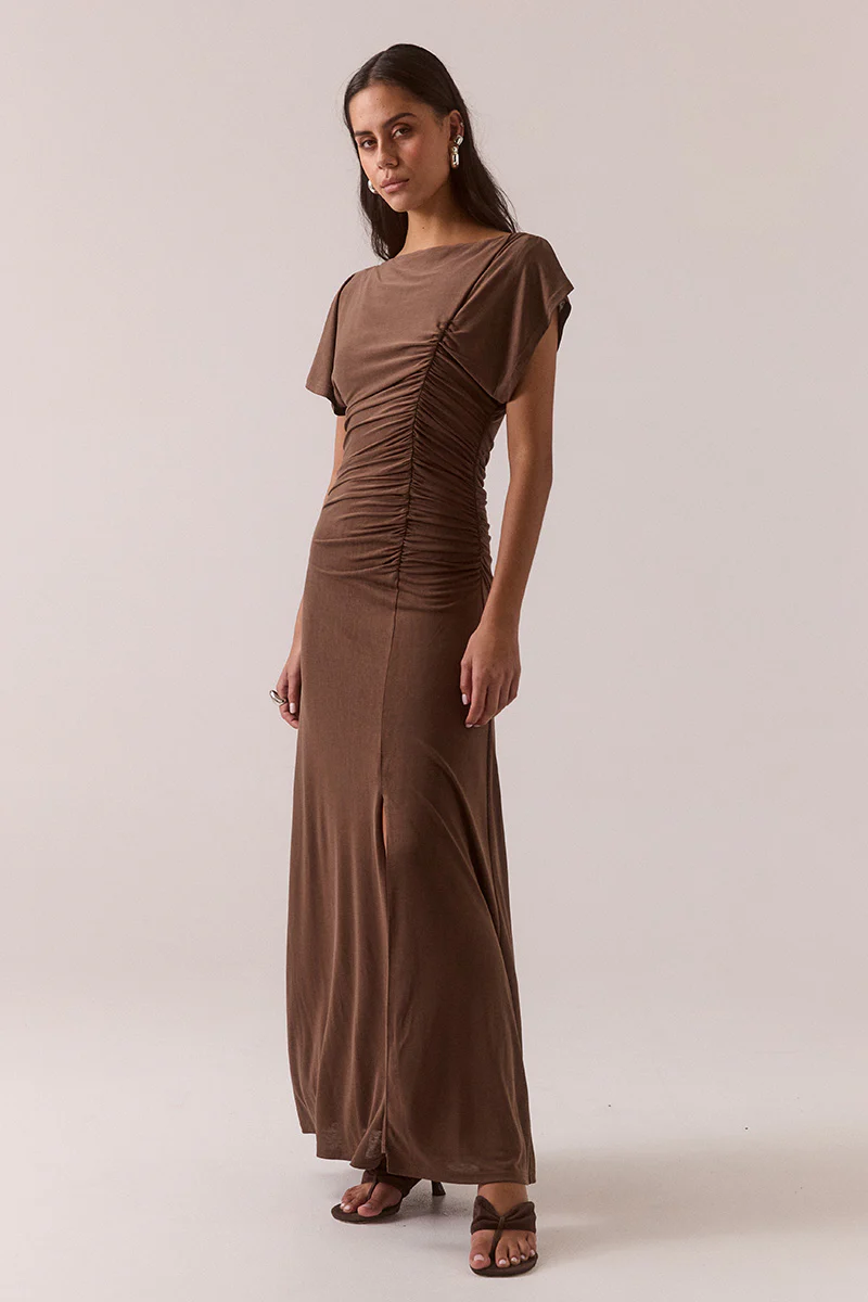 MIRO DRESS - BROWNIE - Image 3
