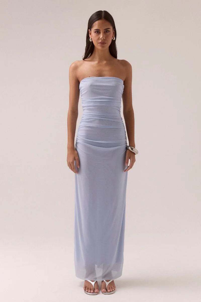 MYRIAD BOLERO DRESS - COOL BLUE