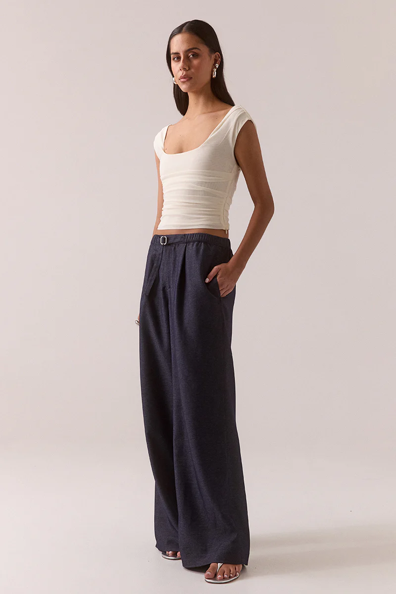 MYRIAD SCOOP TOP - VANILLA - Image 3
