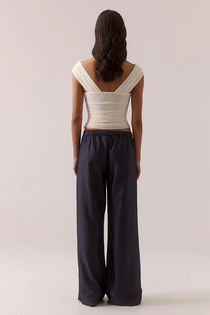 MYRIAD SCOOP TOP - VANILLA - Image 4