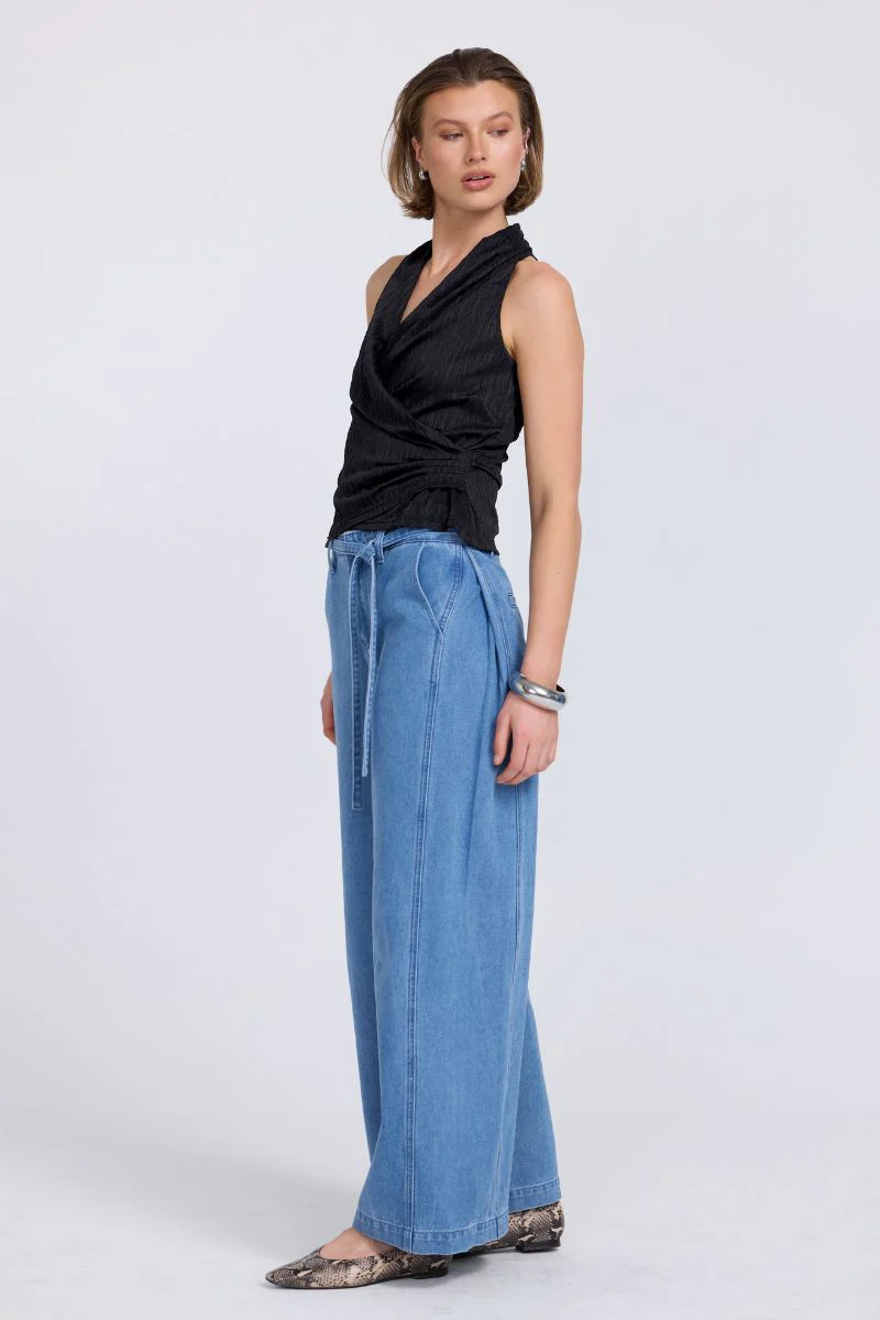 NOSTALGIA MESH TOP - BLACK - Image 3
