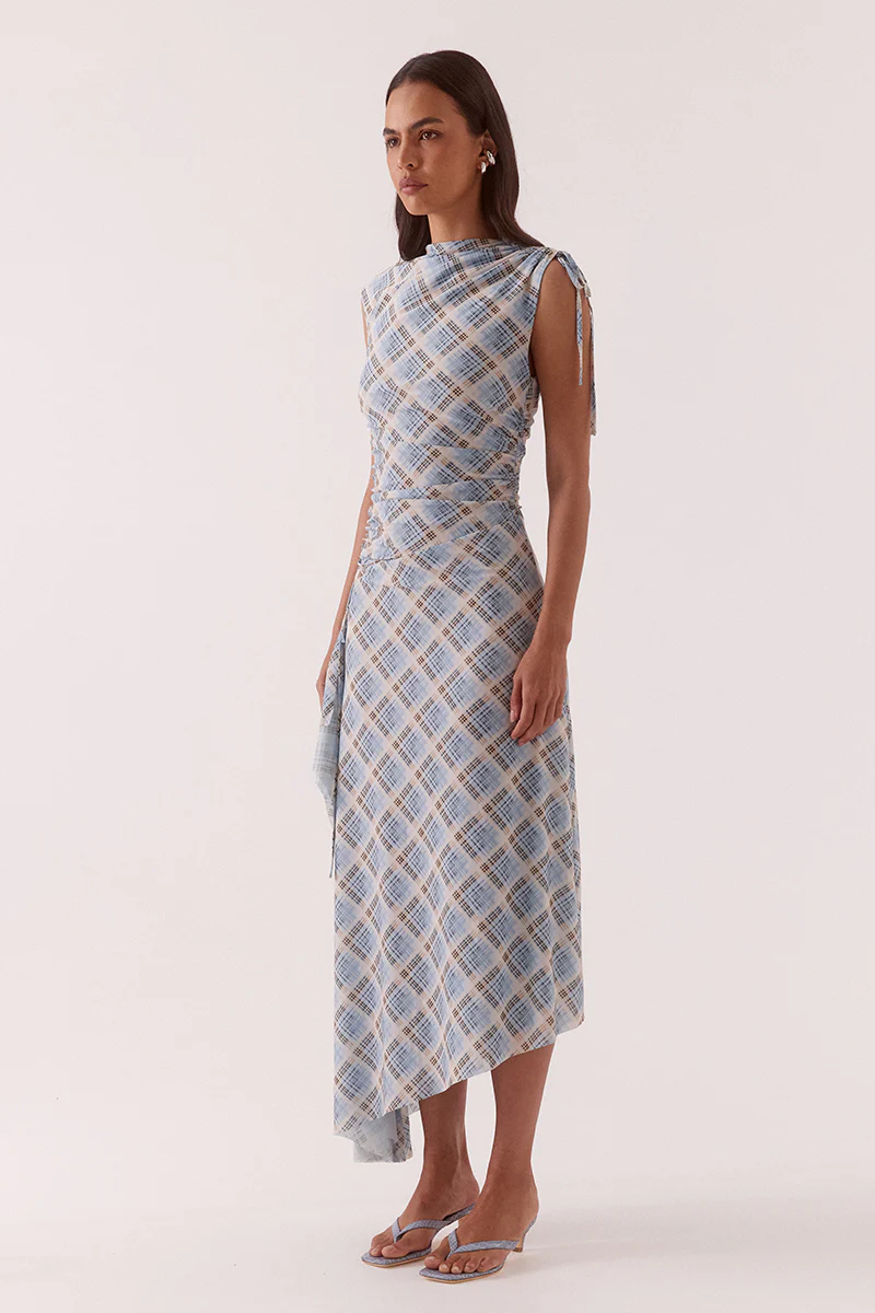 NOVALYN PLAID DRESS - CHECK - Image 3
