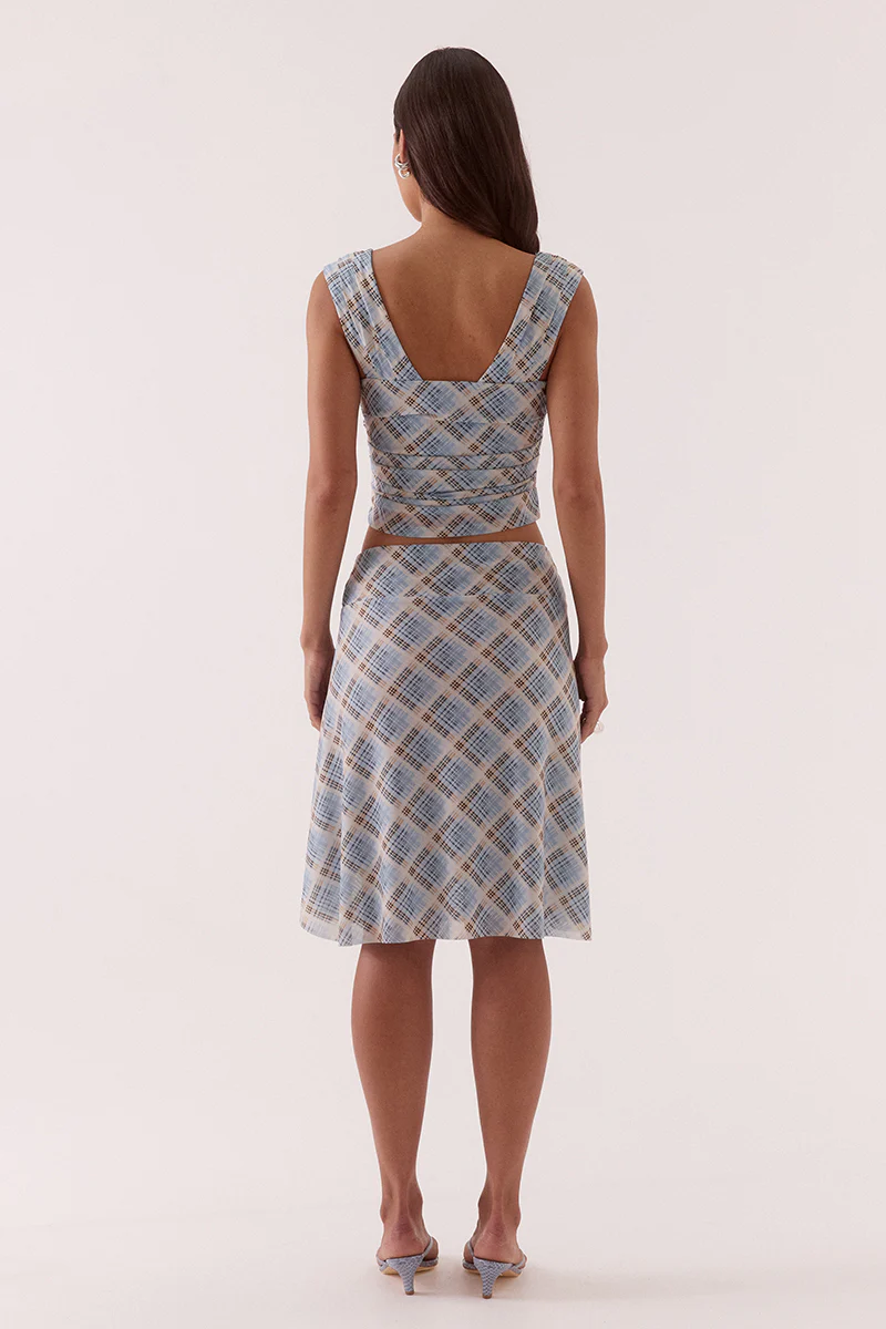 NOVALYN PLAID TOP - CHECK - Image 4