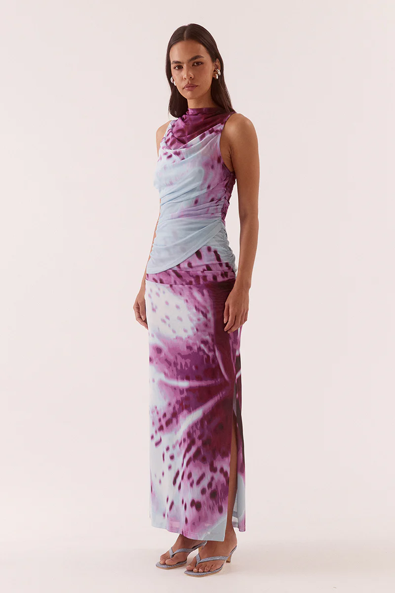 ODETTE DRESS - BLUE ORCHID - Image 3