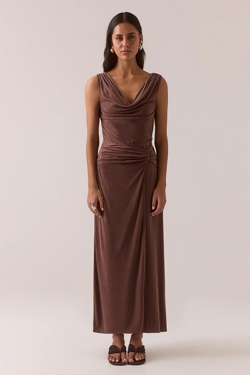 REYA DRESS - HAZELNUT - Image 2