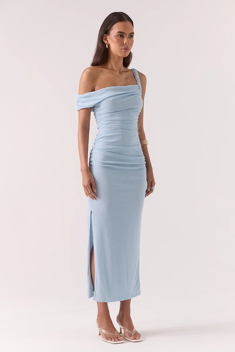 RUA ASYM DRESS - SKY - Image 3