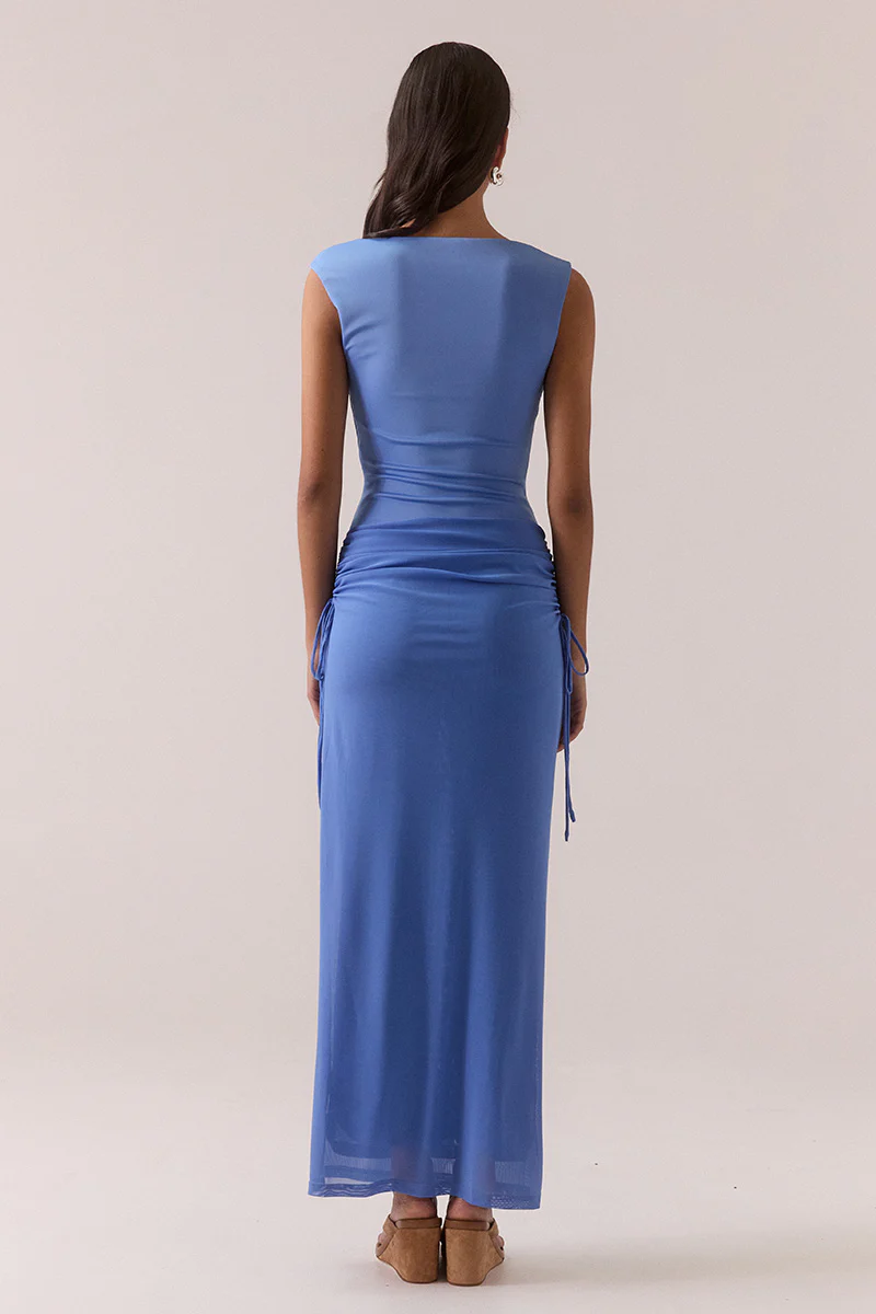 RYEN DRESS - CORNFLOWER - Image 4