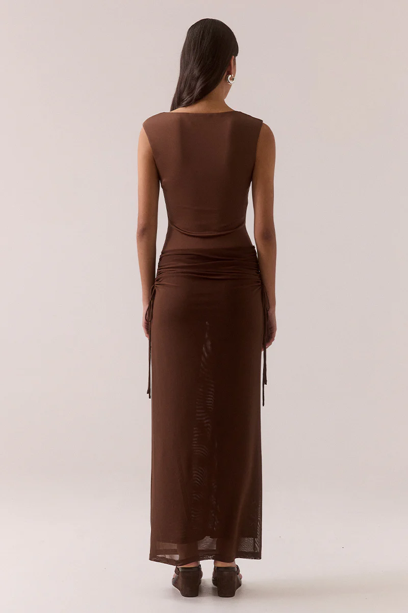 RYEN DRESS - BROWNIE - Image 4