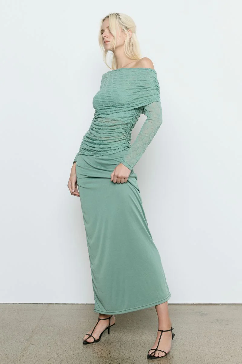 VENUS DRESS - EUCALYPTUS - Image 3