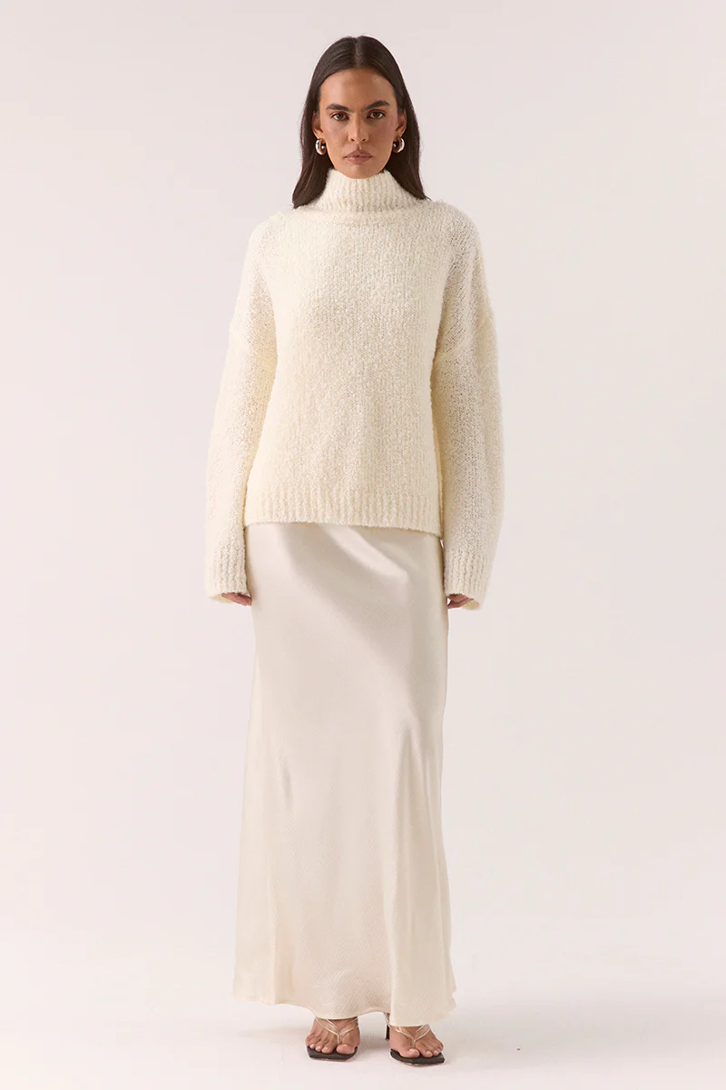 VERSE COMBO KNIT - CREAM