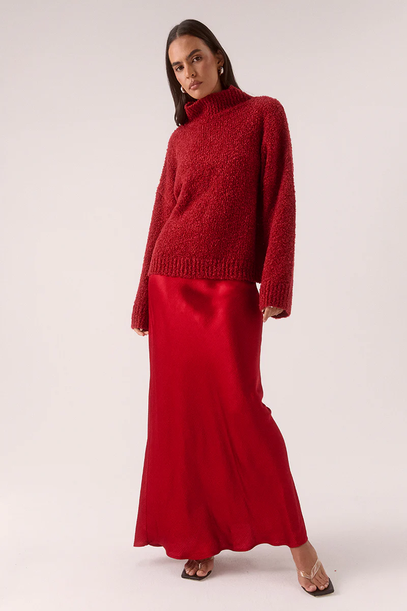 VERSE COMBO KNIT-POPPY - Image 2