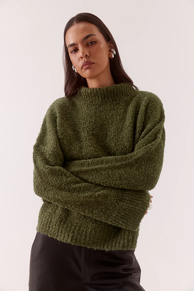 VERSE SWEATER - KHAKI - Image 2