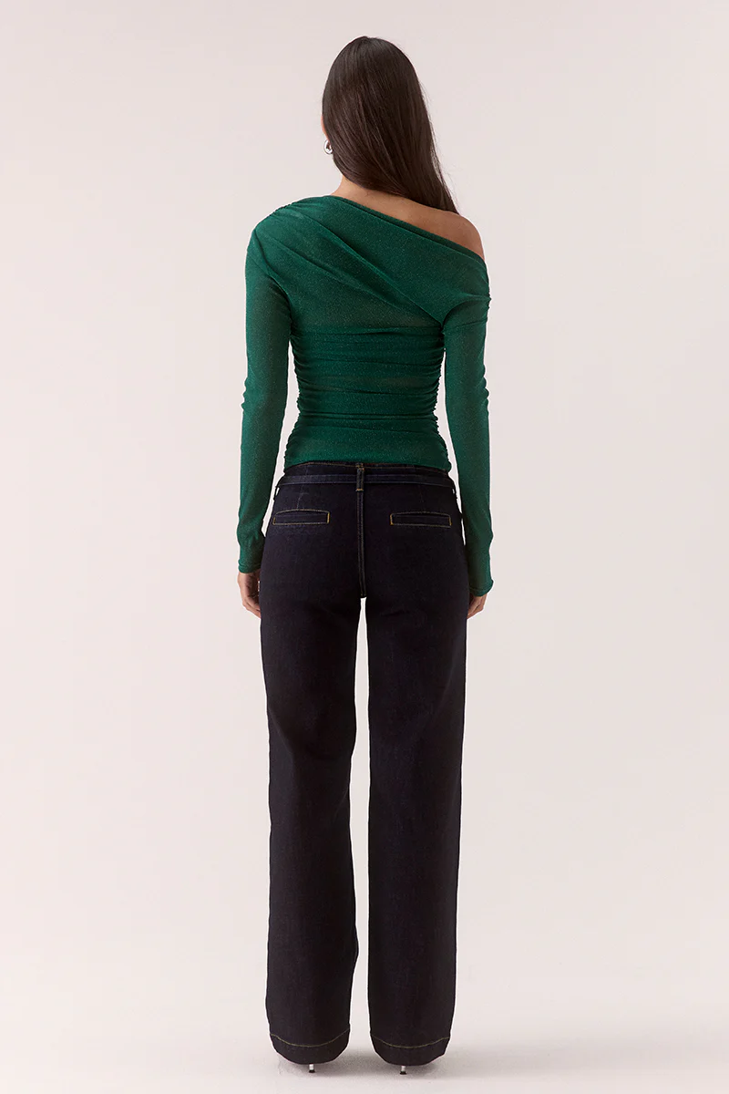 ZEYA LONG SLEEVE TOP - EVERGREEN - Image 4