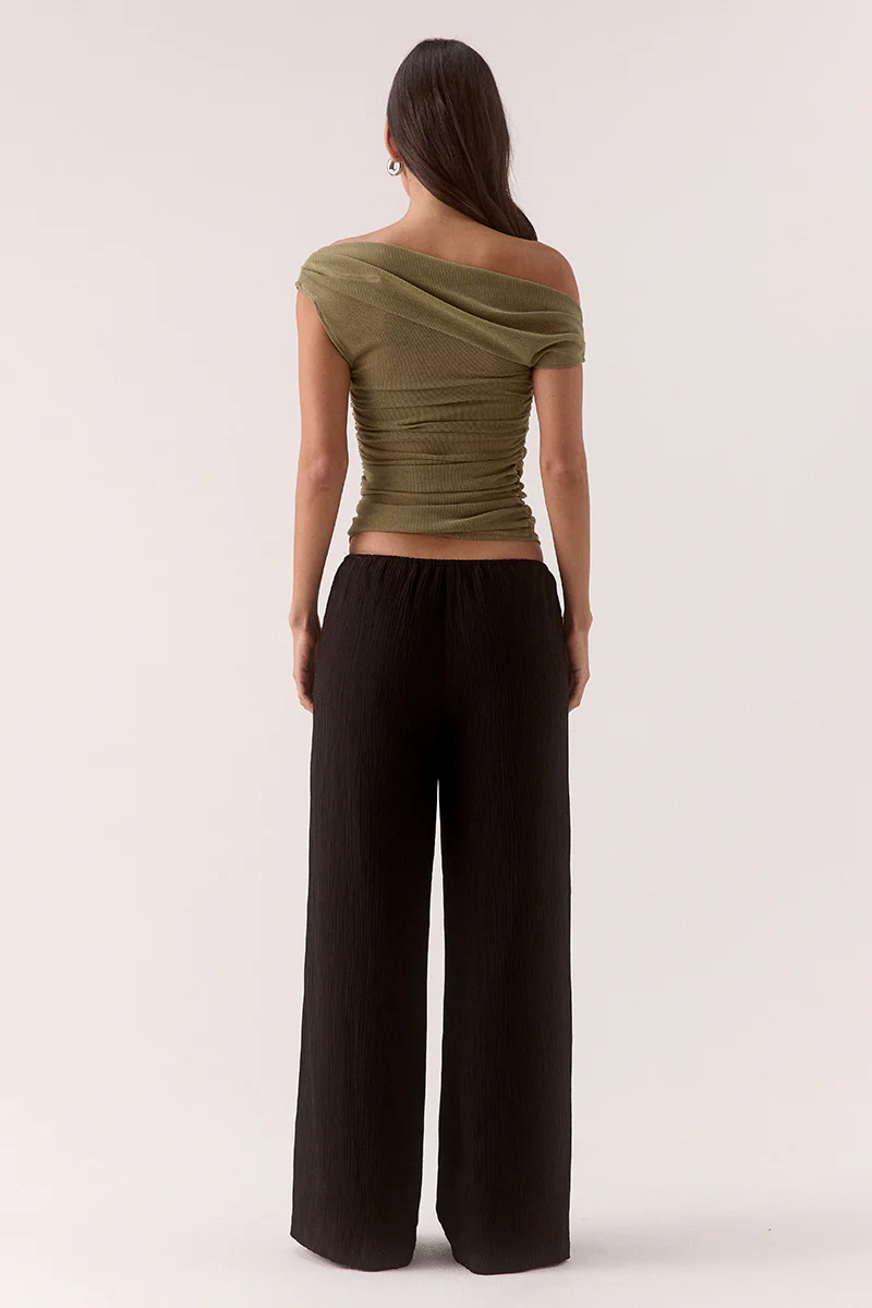 ZEYA TOP - SOFT KHAKI - Image 4